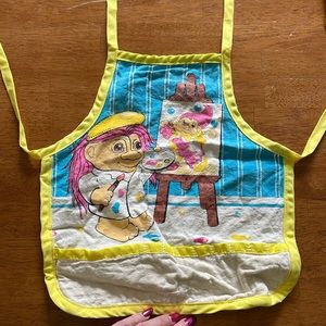 👩‍🎨🎨Vintage Russ Berrie & Co. Trolls Toddler Painters Craft Apron Cute